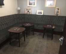 corner booth