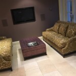 gold pattern sofas