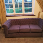 purple sofa
