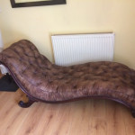 brown therapist chair